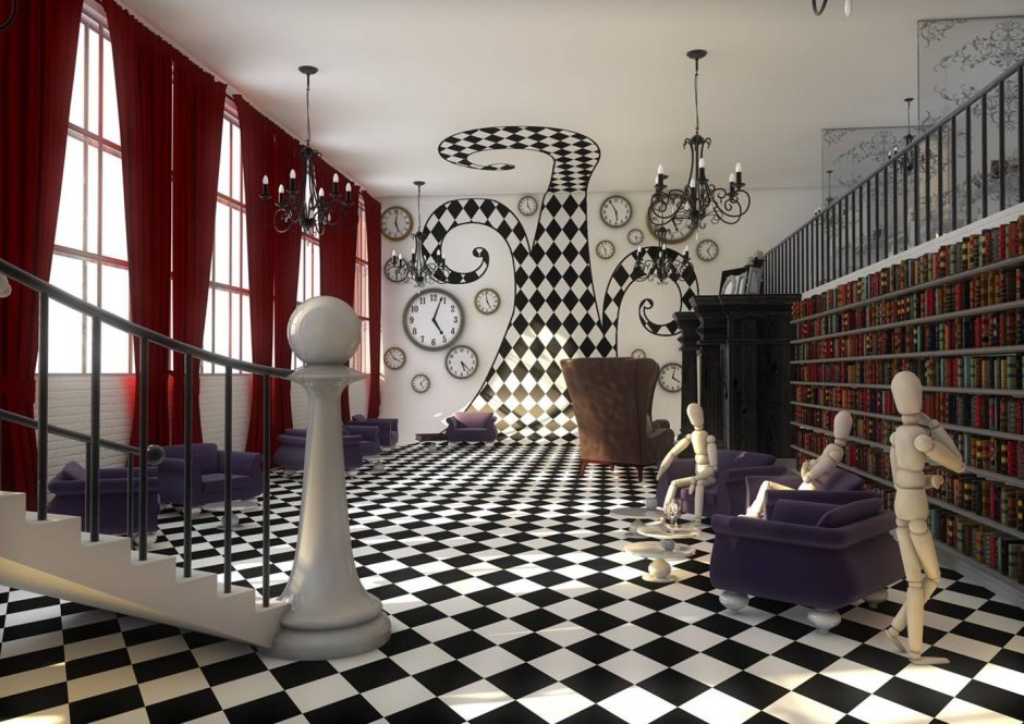 Комната Алисы в Зазеркалье