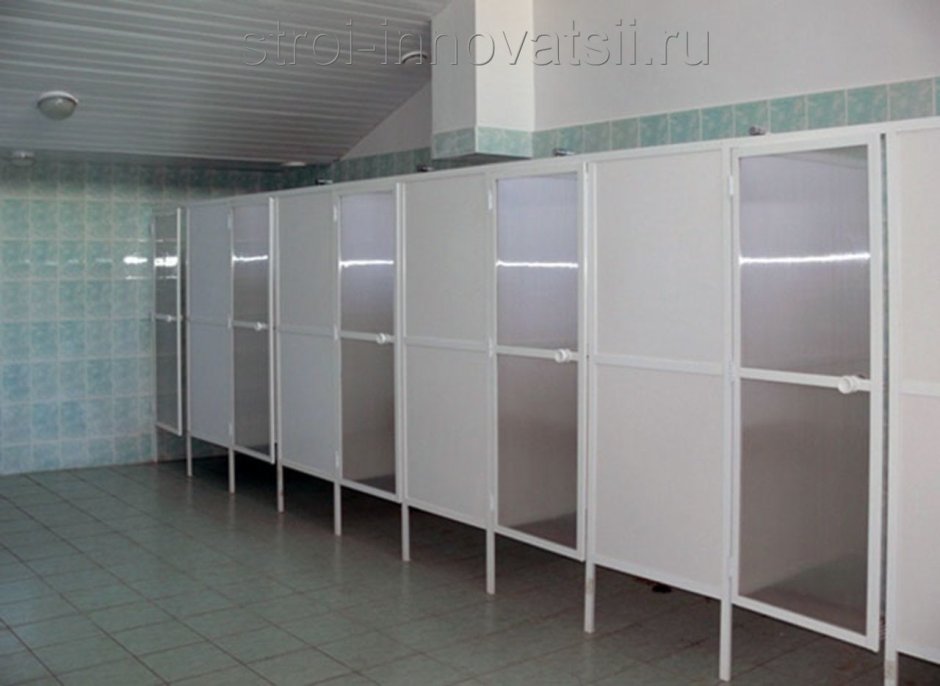 Перегородки для душевых кабин из поликарбоната