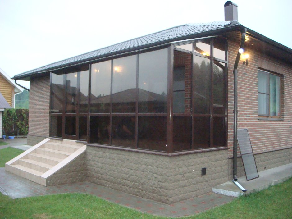 Rehau остекление веранды