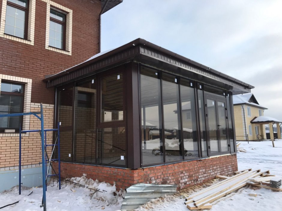 Остекление пристройки