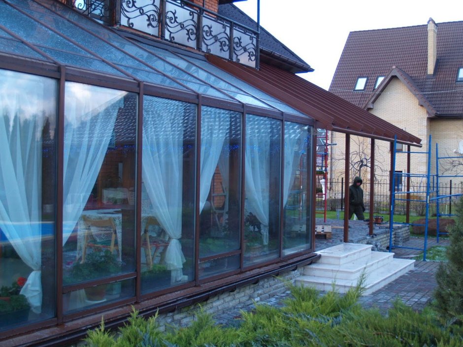 Остекление веранды Слайдорс