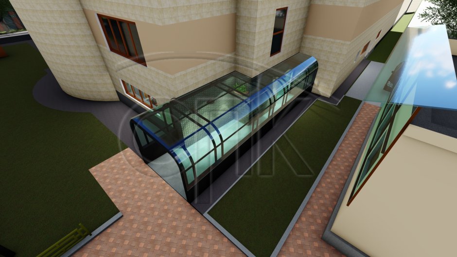 Входная группа в торговый центр