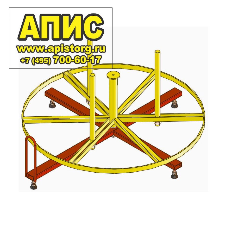 Стойка СРБ-1 раздвижная шейка для размотки кабельных бухт