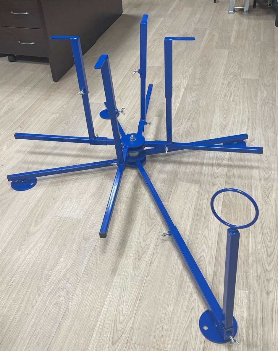 Стойка для размотки гибких труб в бухтах 110 мм купить