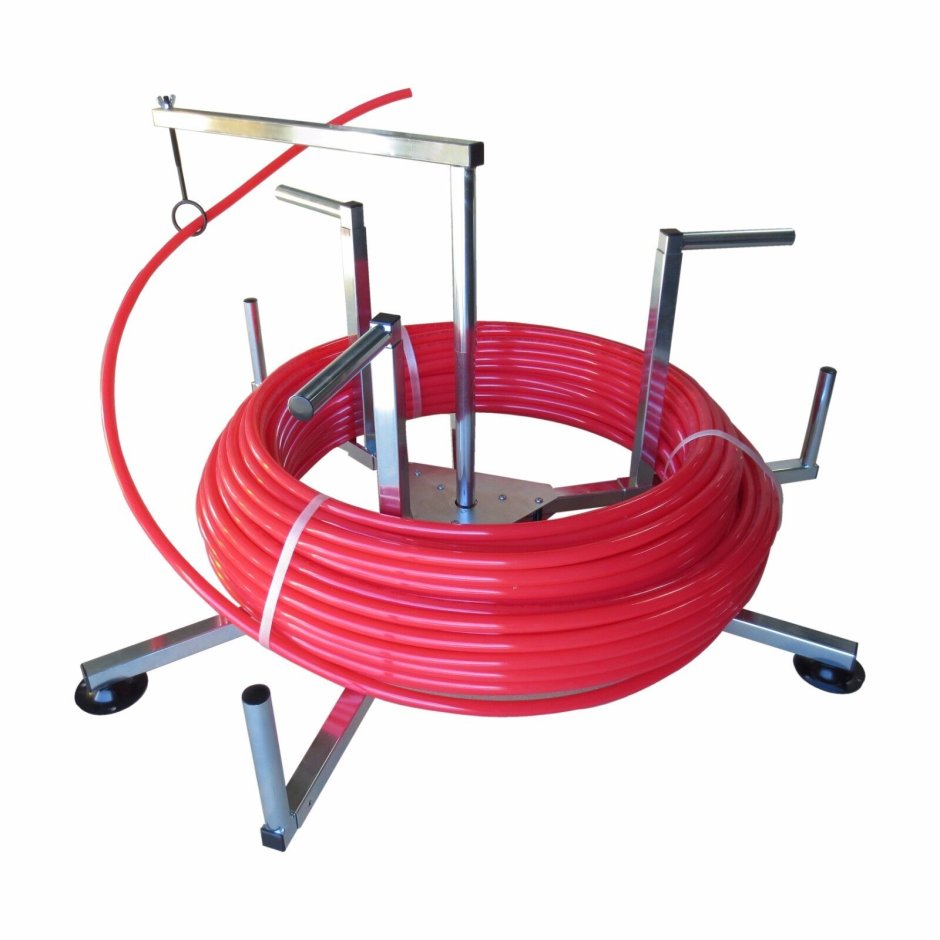 Размотчик для труб теплого пола