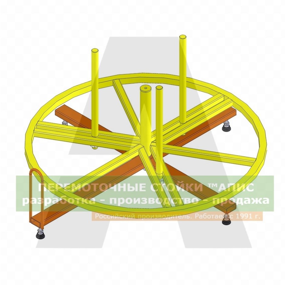 Стойка для размотки бухт кабеля