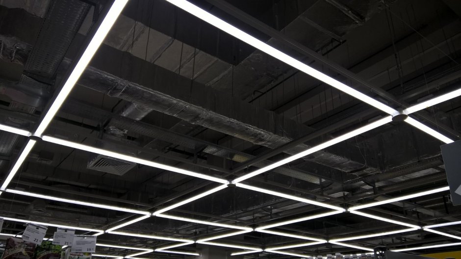 Освещение промышленных помещений