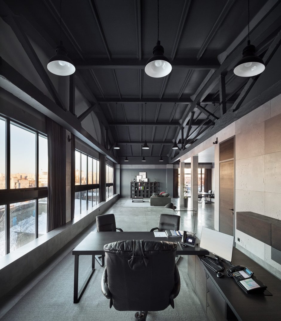 Офис в стиле лофт