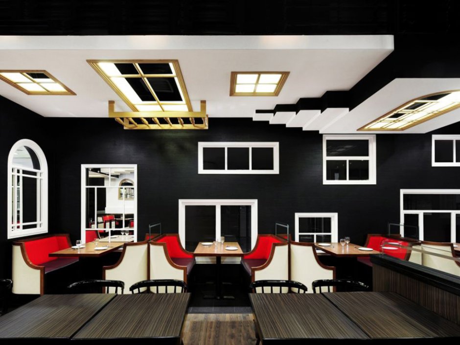 Кафе в стиле конструктивизм