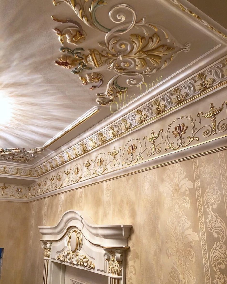 Позолоченная лепнина