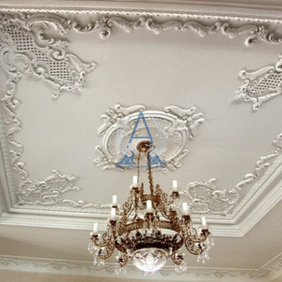 Лепнина из полиуретана на потолок
