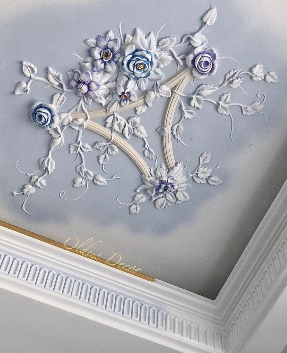 Лепнина из гипса на потолок