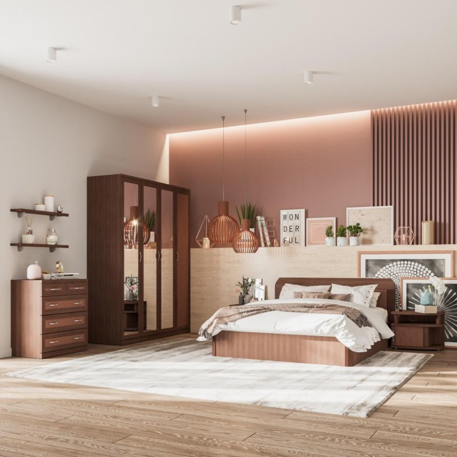 Мебель лазурит спальня Магна