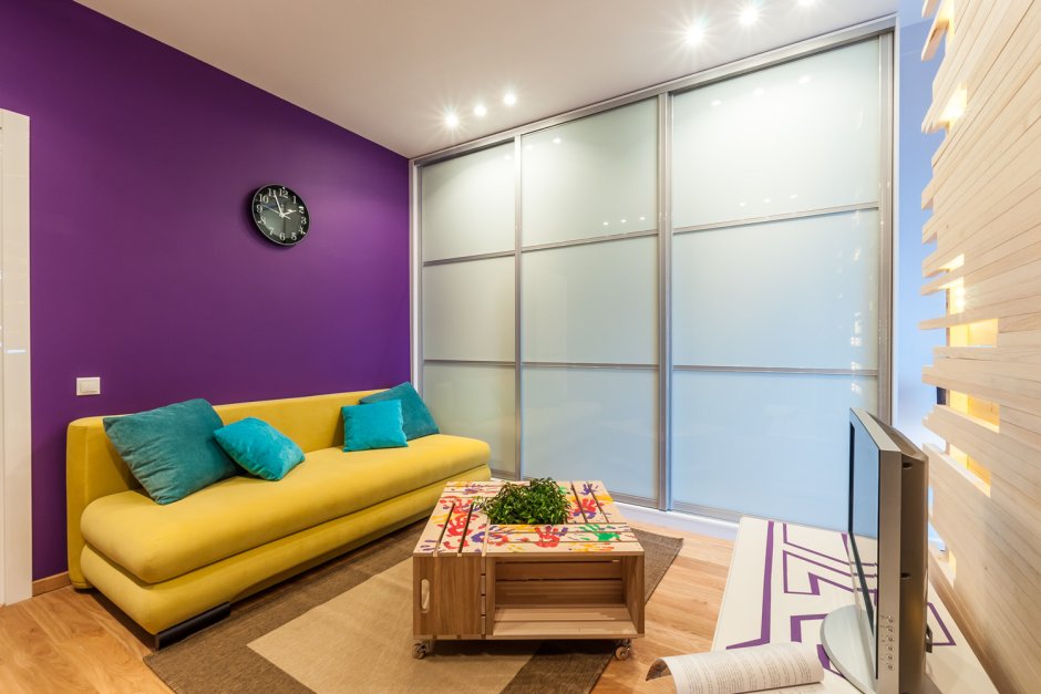 Зонирование помещения цветом