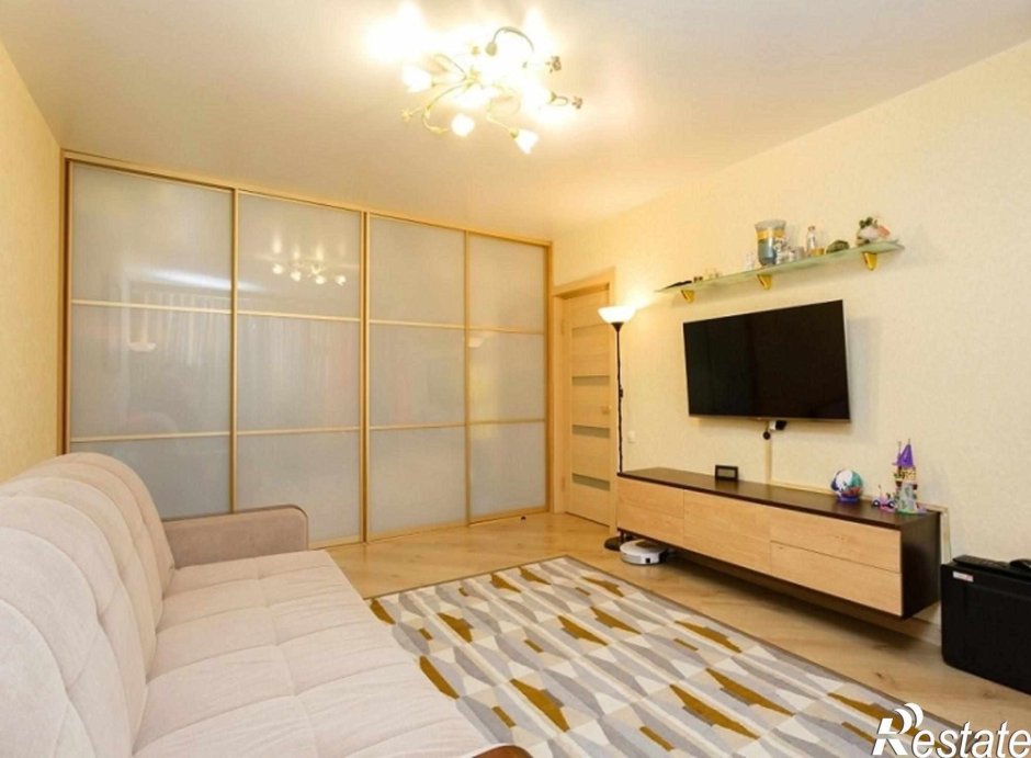 Гостиная 16 кв м со шкафом