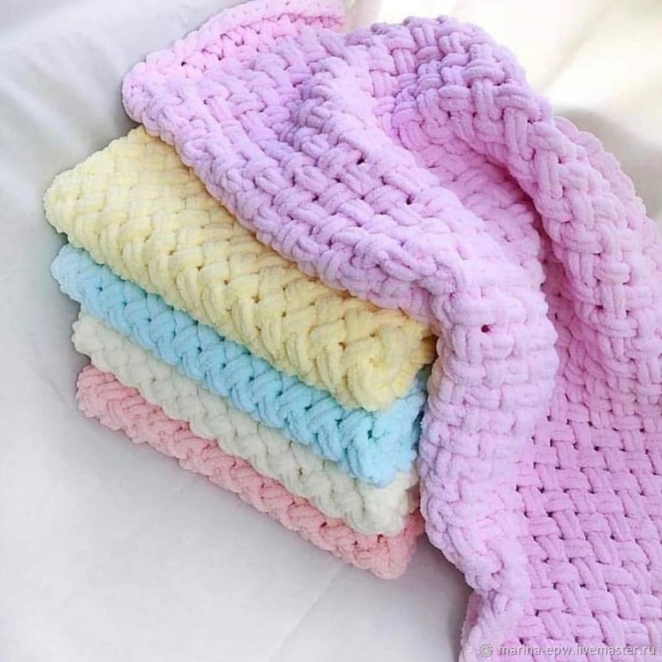 Пряжа Ализе Пуффи плед