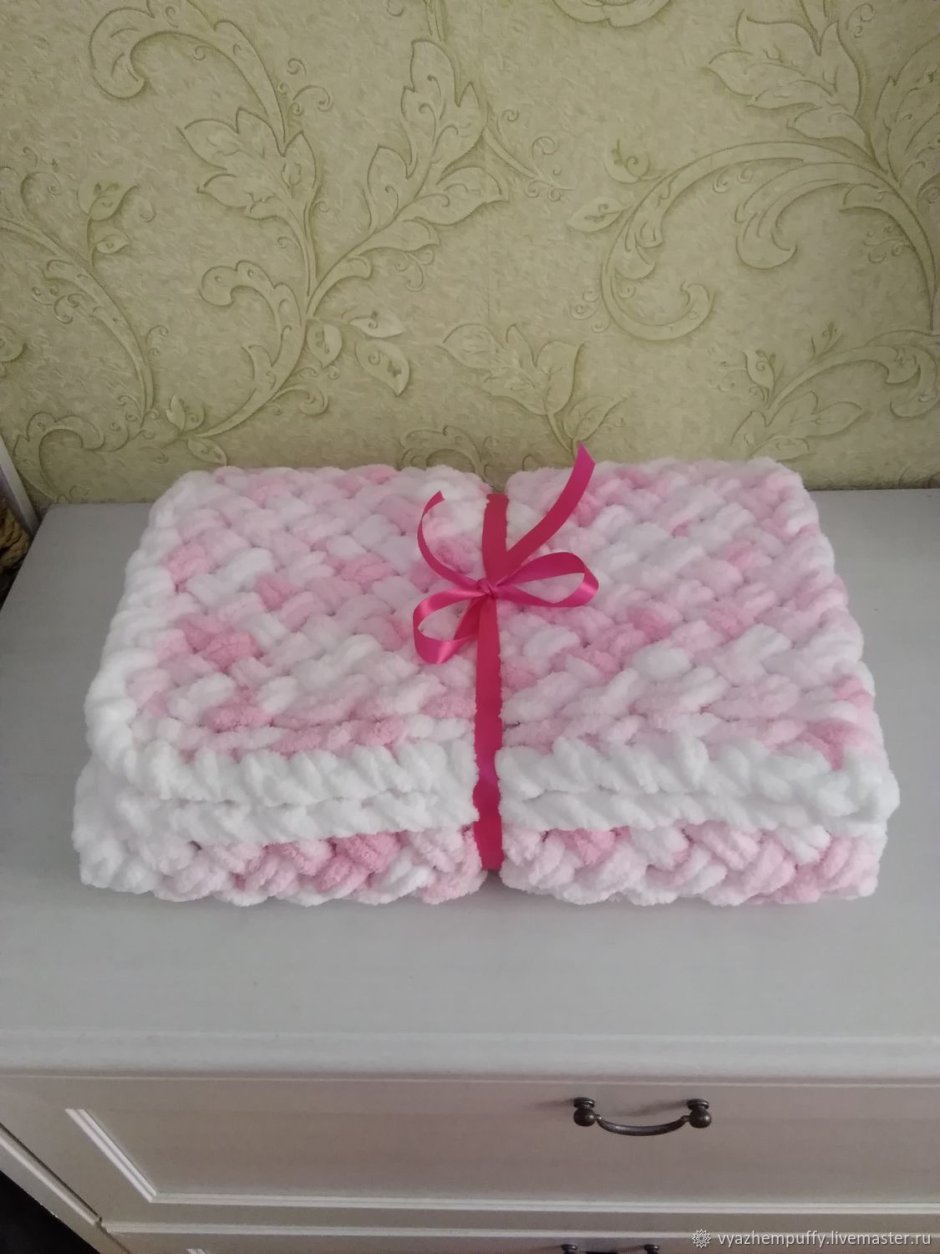 Пряжа Ализе Пуффи плед