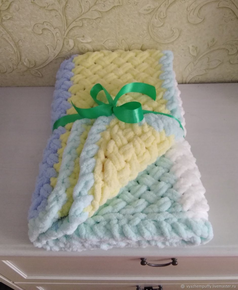 Пряжа Ализе Пуффи плед