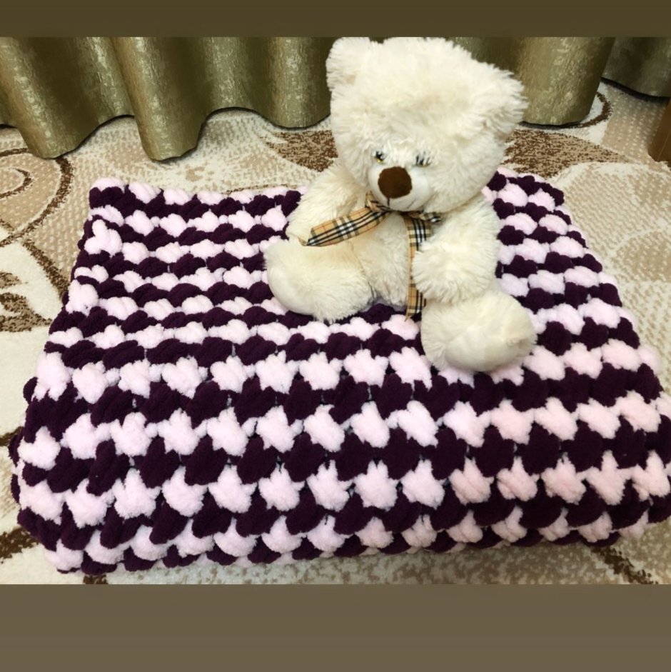 Плед Ализе Пуффи красный