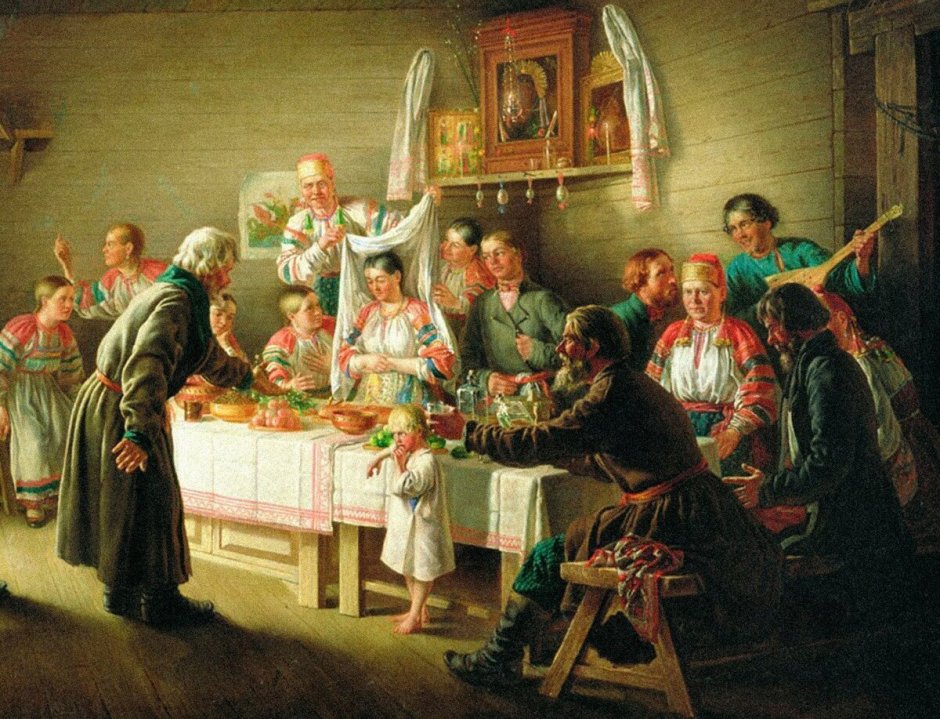 Г. Г. Мясоедов. "Смотрины невесты".