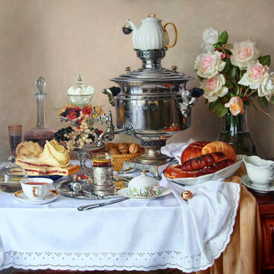 Самовар натюрморт Батаршин