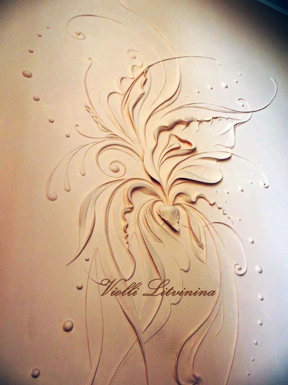 Трафарет для барельефа