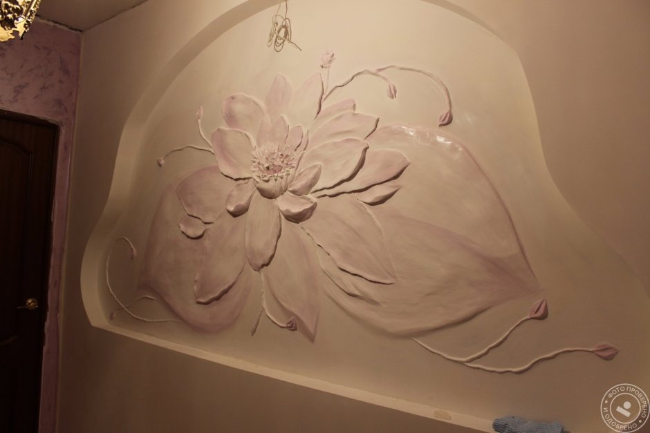 Лотос барельеф