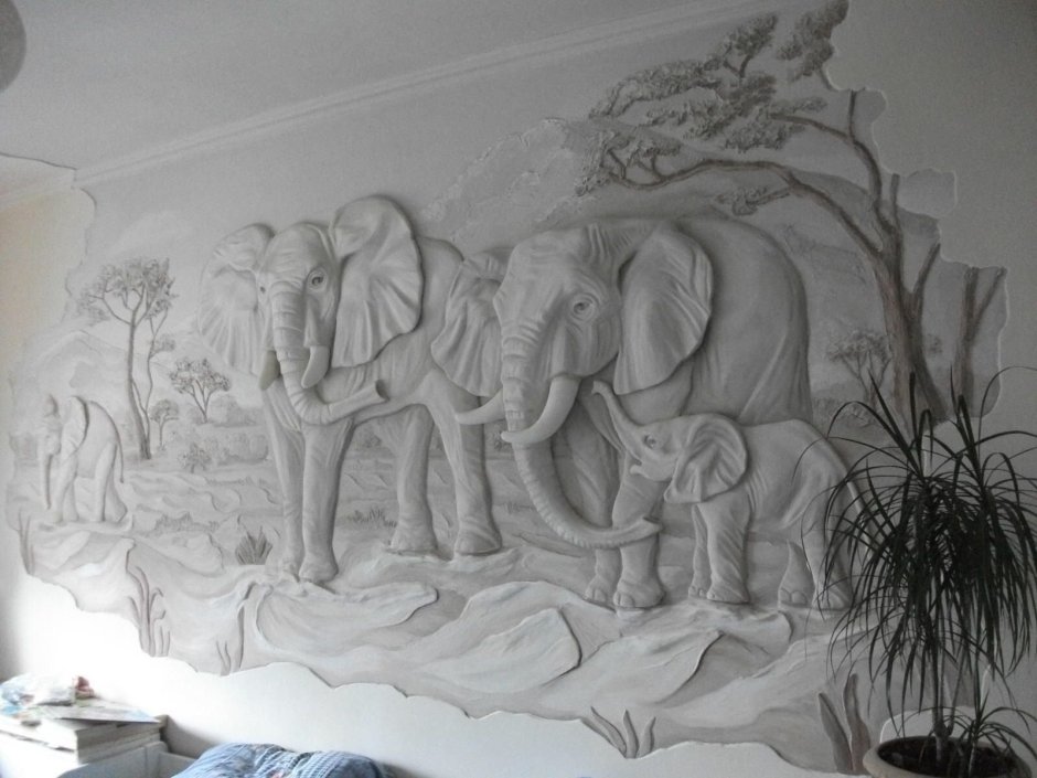 Гипсовый рельеф