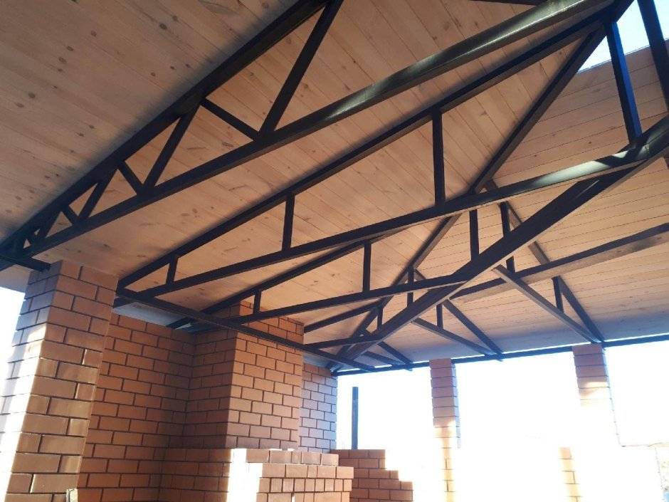 Перекрытие навеса