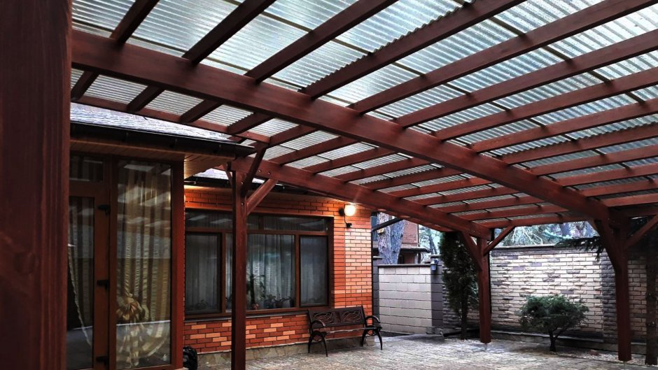 Навес металлический