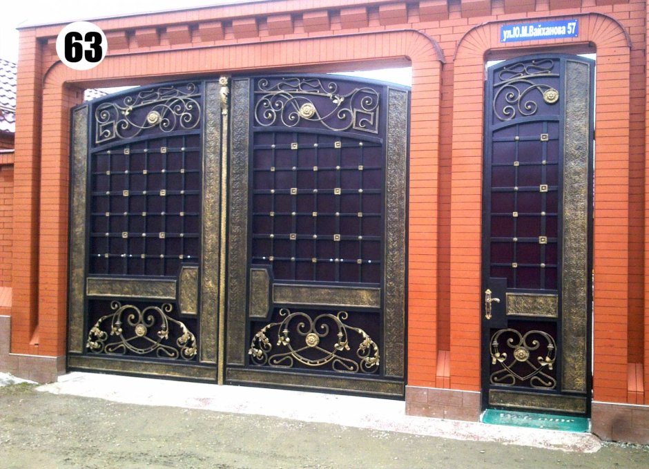 Ворота узбекский вариант