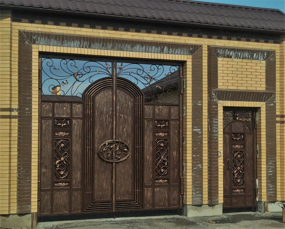Кованые ворота Чечня Нойбер