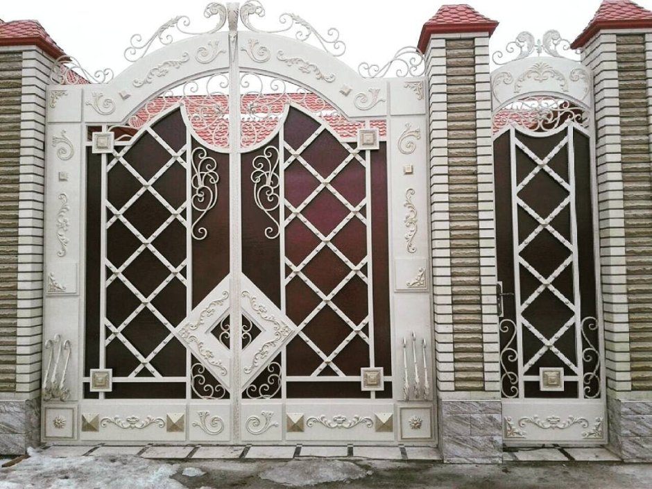 Кованые ворота Чечня Нойбер