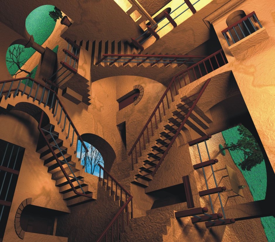 Маурица Эшера "относительность"