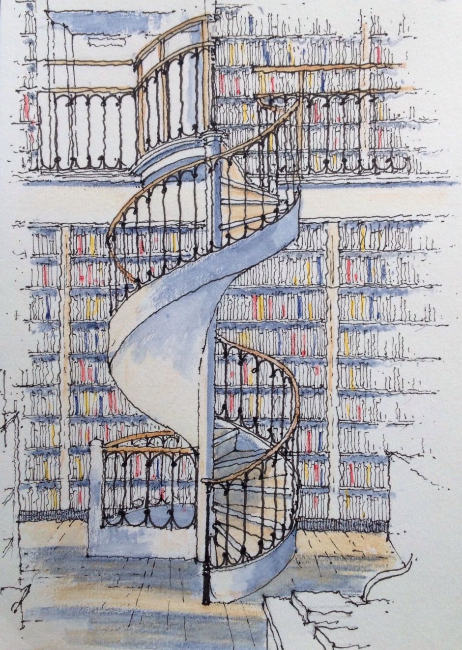 Лестница скетч