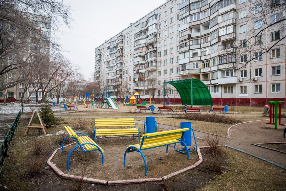Красивые дворы Новосибирска