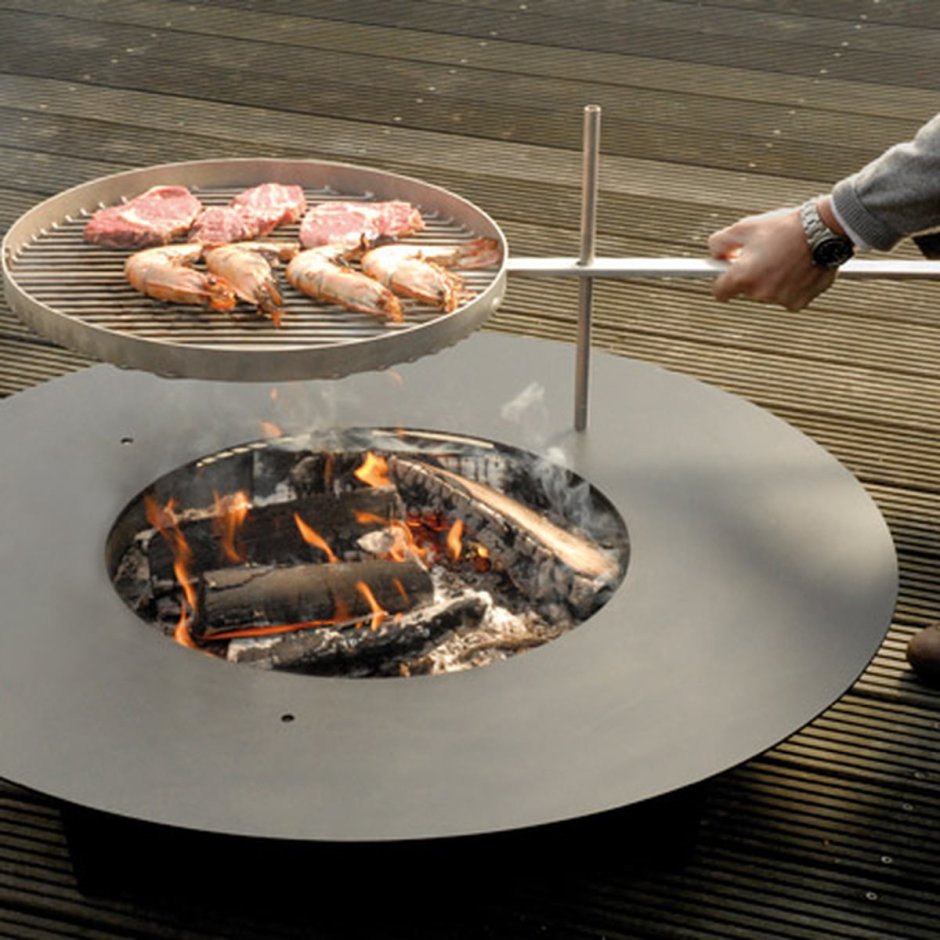 Мангал жаровня круглая