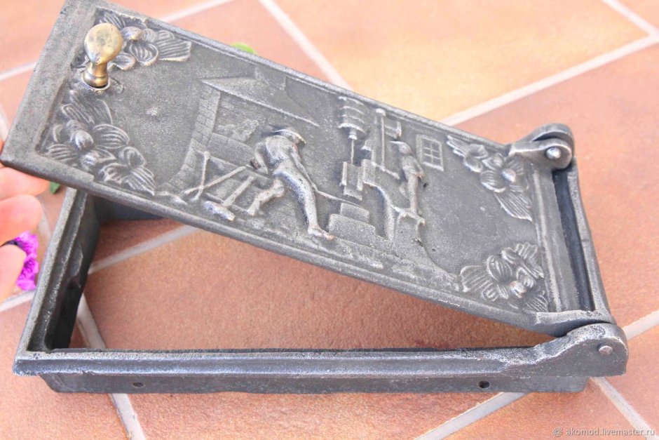 Дверца Оптима чугунная