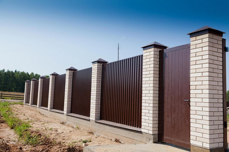 Grand line RAL 8017 забор