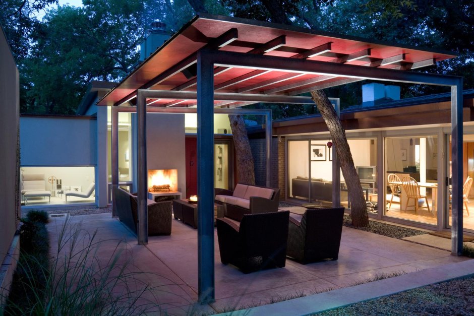 Стильный навес