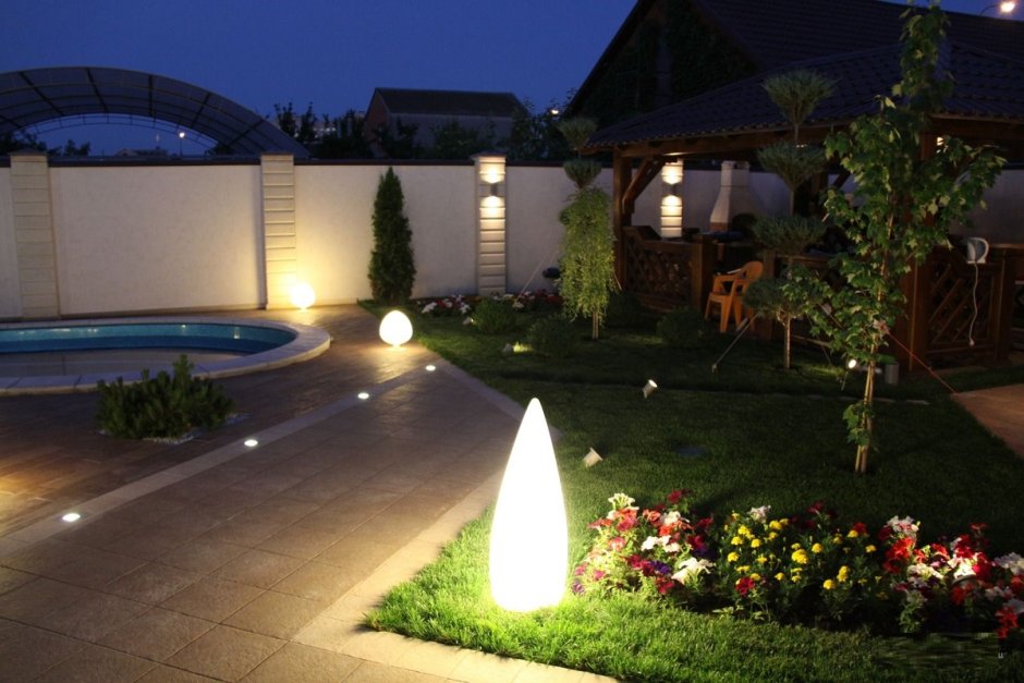 Уличное освещение участка