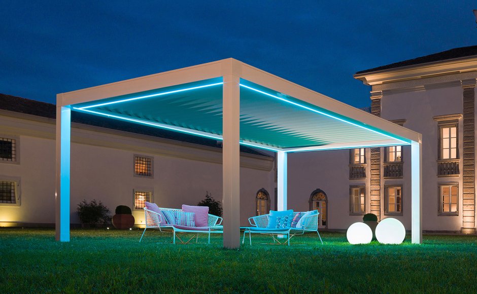 Подсветка навеса