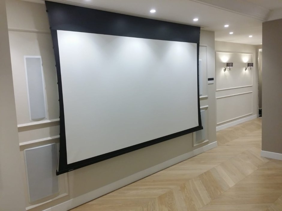 Экран для проектора серый