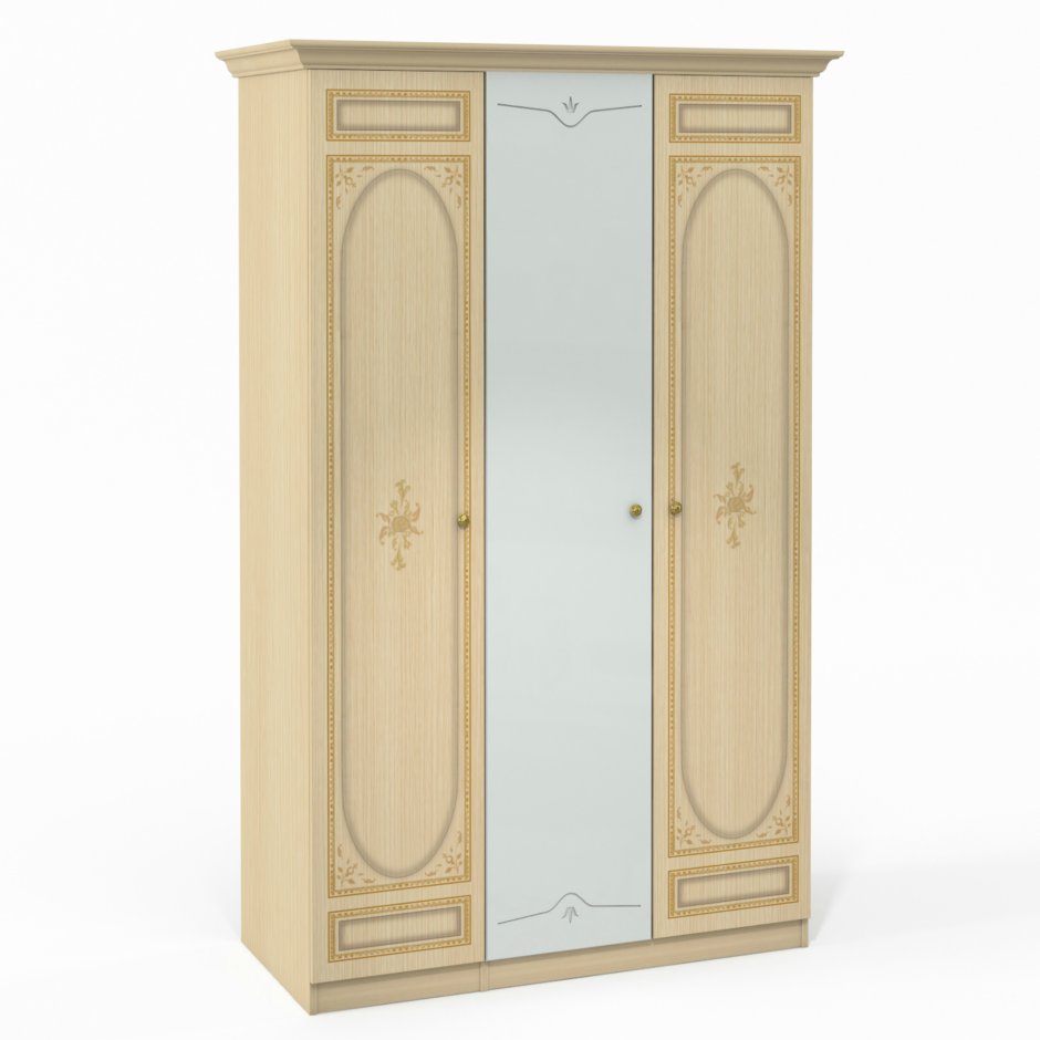 Fu3-03"Флоренция" шкаф 3дв.(2+1) (484293) (г.Шатура)