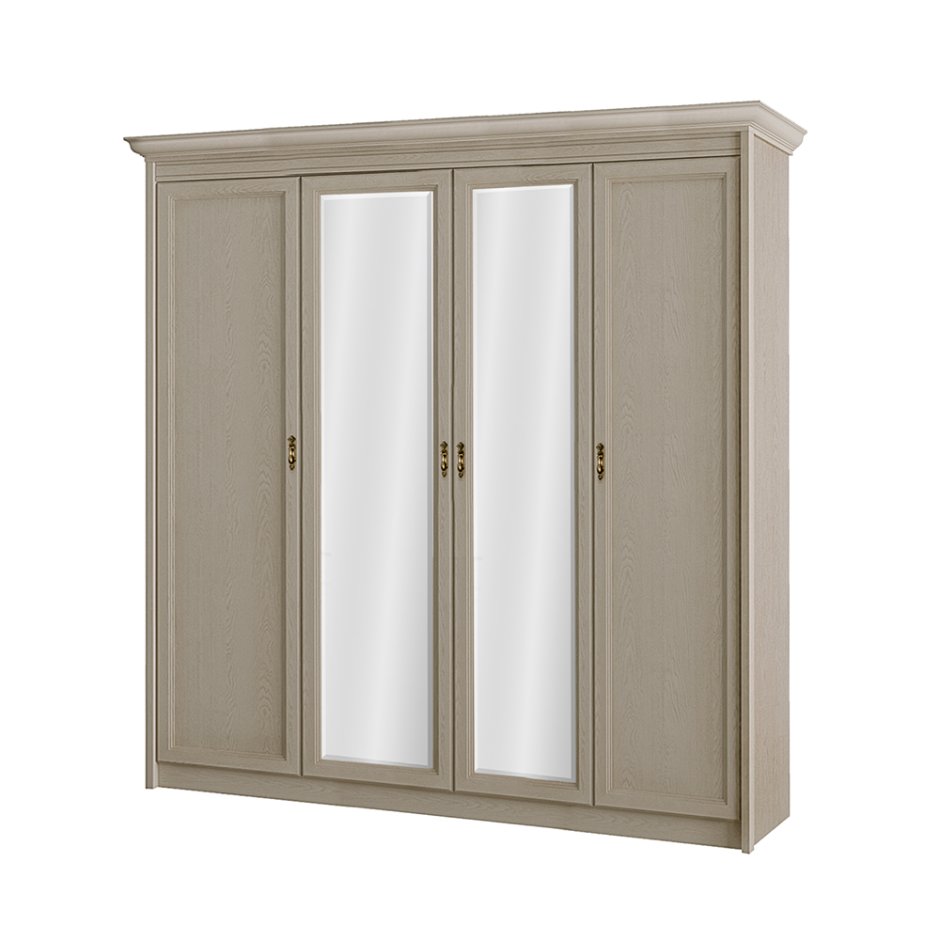 Шатура шкаф 4дв Флоренция с зеркалом