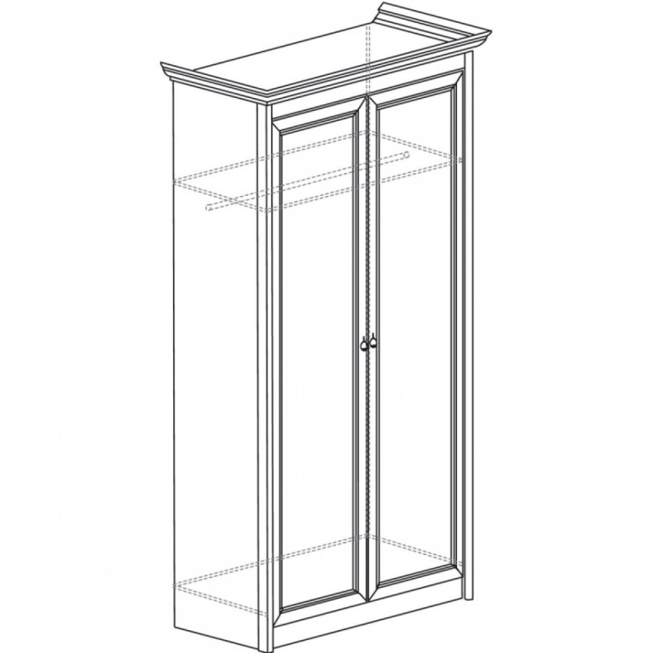 Шкаф Флоренция 2-х створчатый