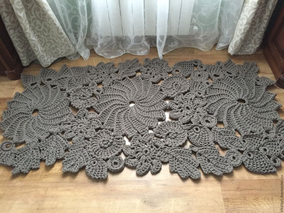 Мастер класс вязаные ковры