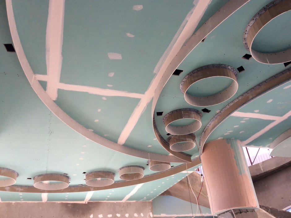 Гипсокартон фигурный