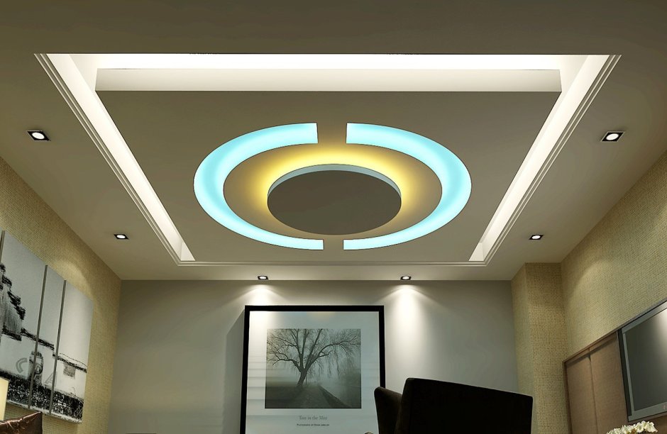 Потолок гипсокартон