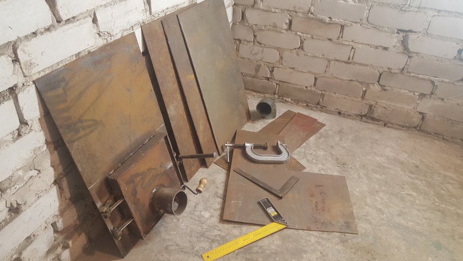 Печь буржуйка для гаража длительного горения